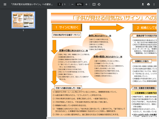 教育相談トピック～「子供が見せる何気ないサイン」への望ましい対応～